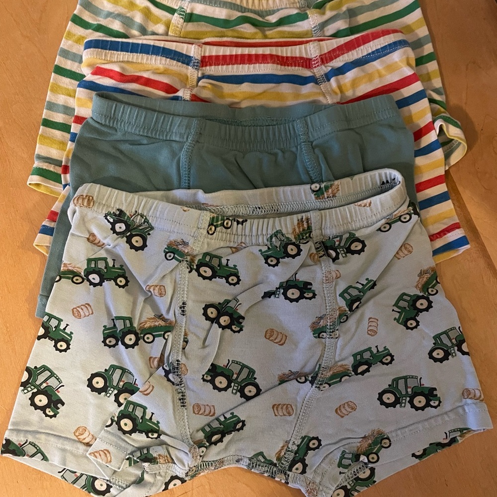 Free Birdees Colorful and Tractor Print Kids Underwear